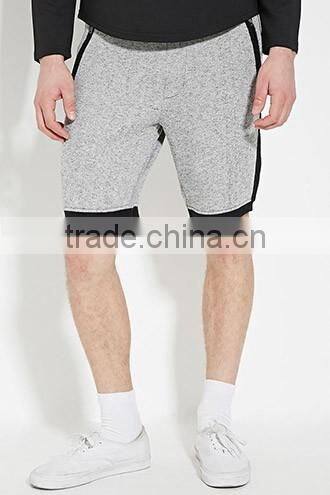 Men hit color circle cloth with soft nap four minutes of pants pants