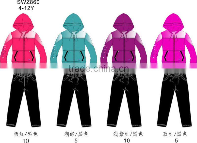 good quality girl winter clothes set stock lot wholesale cotton