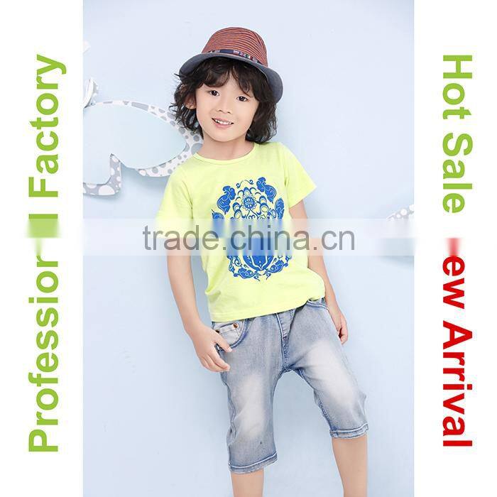 Short sleeve wholesale baby clothes korea
