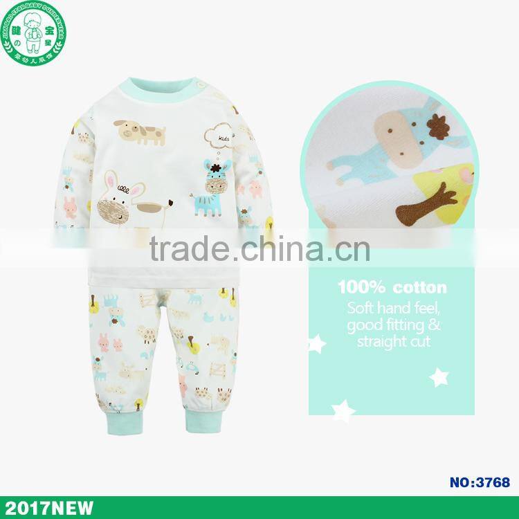 100% cotton health baby clothes wholesale china factory children clothing set