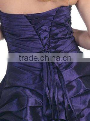 A-Line Sweetheart Column Taffeta Pick up Prom/Party Dress