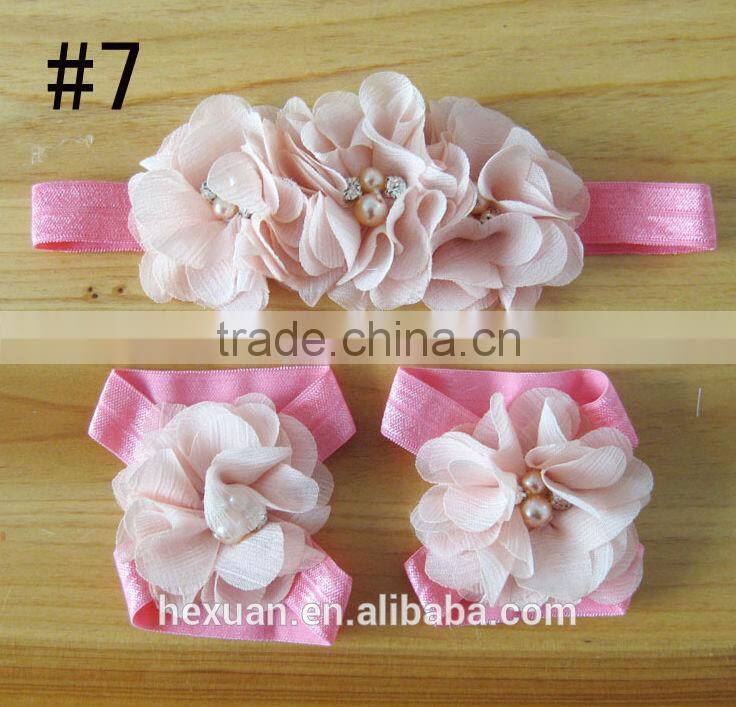 Baby Shoes Flower Design Baby PreWalker Infant Shoes,baby Barefoot Sandals