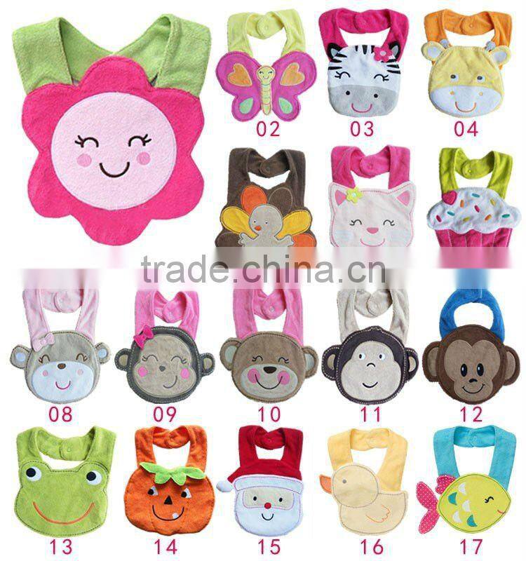 17designs you can choose,Cotton Baby Bibs, Baby Bibs,Chrismas bibs