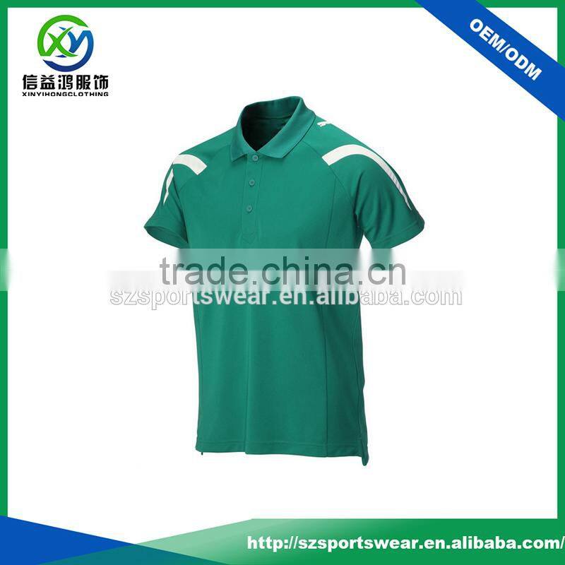 New design Dry fit 100% Polyester pique fabric mens golf polo shirts moisture wicking