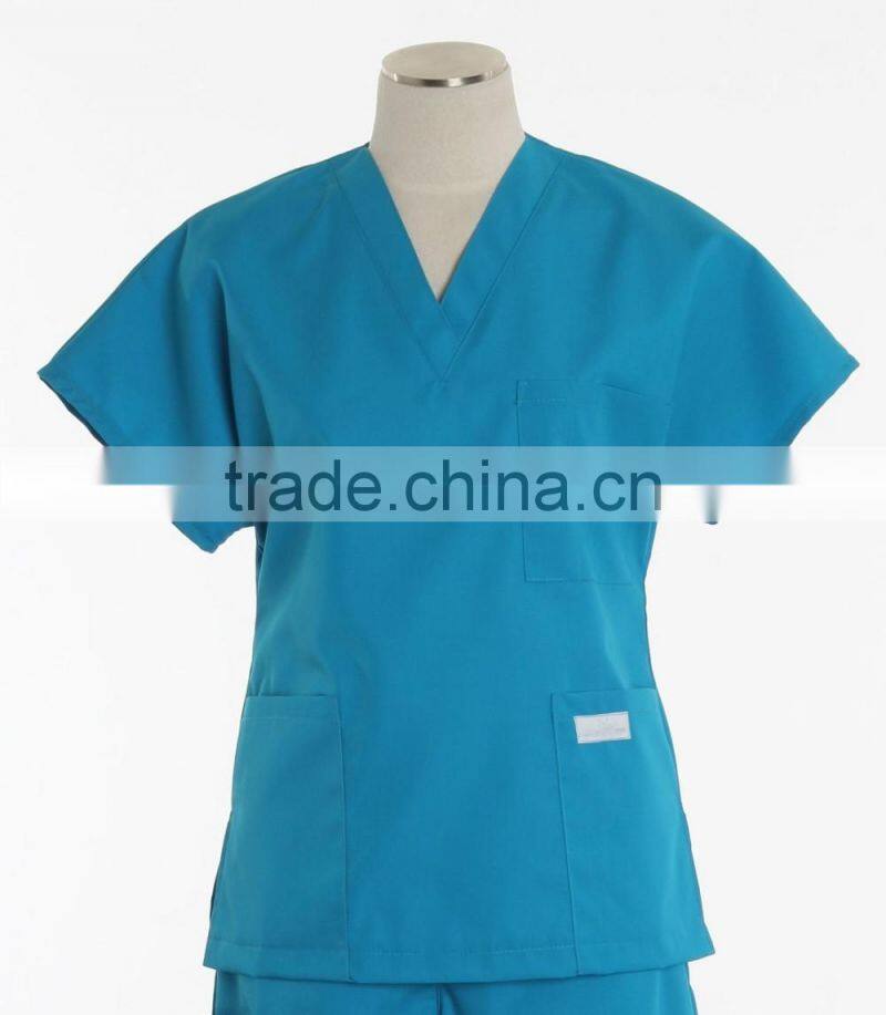New hospital fashinable nurse uniform designs medical scrubs for ladies