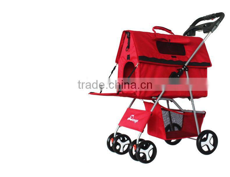 R1923H Pet Stroller dog four wheels Dog Transport Bag Dog Stroller