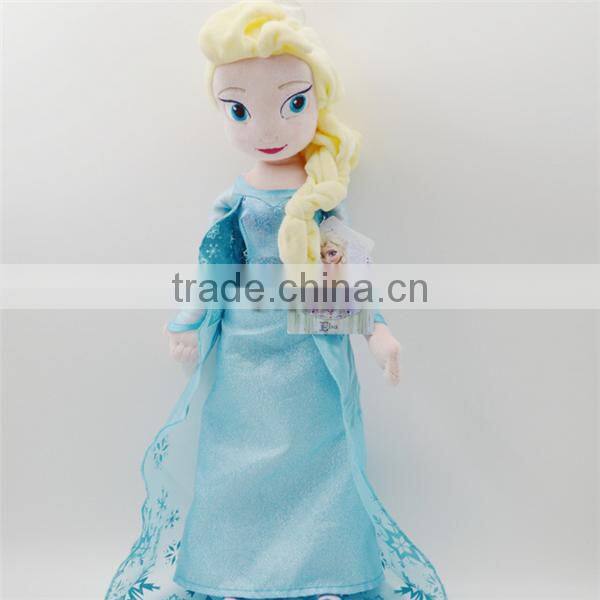 Hot Movie Frozen Elsa Anna Plush toy Frozen doll Elsa Anna soft toy wholesale