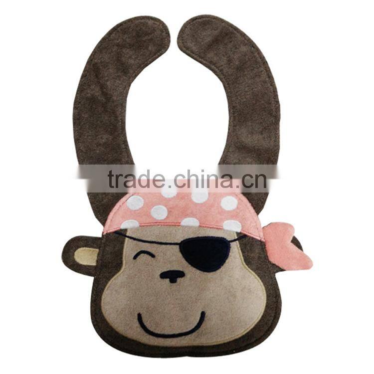 fancy monkey baby bandana bibs