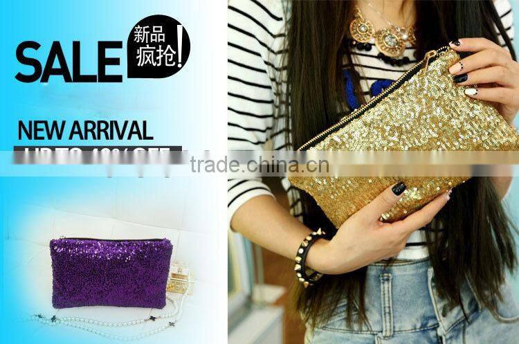 9 Colors Stock !! Bling Sequin evening party clutch bags