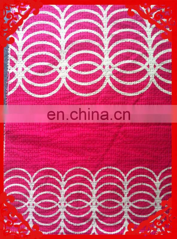 2014-2015 latest Italy design pattern dobby yarn dyed printed cotton fabrics