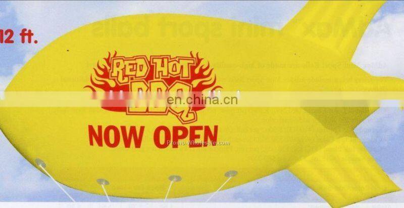 inflatable costume airplane balloon Yellow Inflatable blimp Zeppelin for sale
