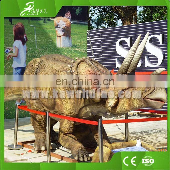 Kawah Life size Moving Simulation Triceratops Animatronic Dinosaur