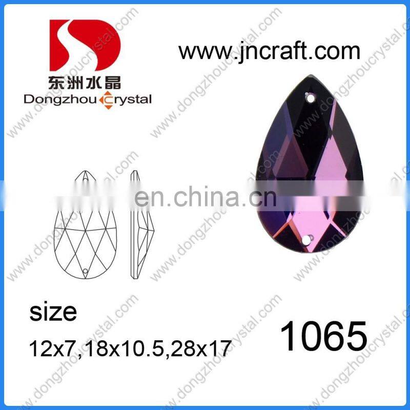 Triangle Glass Stones Jewelry Stones For Wholesale