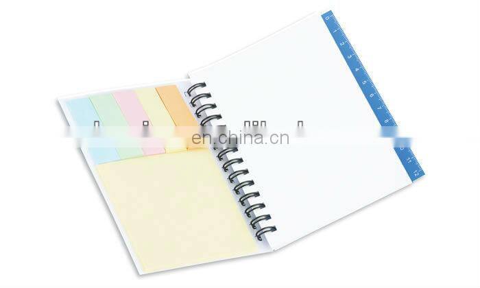 Plastic Cover Notebook With Ruler and Pen