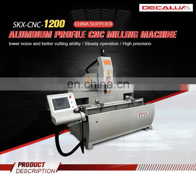 Cnc 3 axis industry aluminum profile milling drilling machine