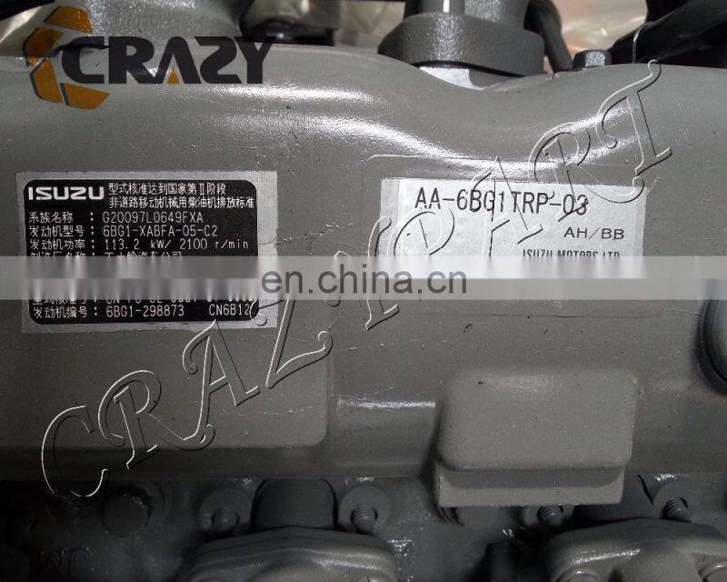 new diesel 6BG1 complete engine assy,excavator parts