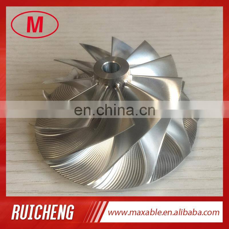 TD05H 20G upgrade reverse 53.11/70.98mm 11+0 blades turbocharger aluminum 2618/milling/ Billet compressor wheel