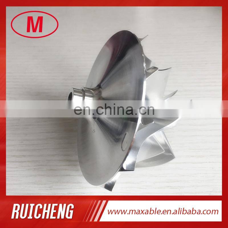 GT3788 65.50/88.40mm 6+6 blades 759335-0002 upgrade performance Billet/aluminum 2618/milling compressor wheel for Chevy 6.6L