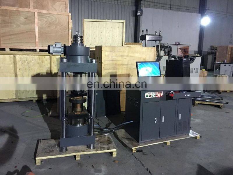 YAW-2000D cube compressive strength testing machine for cement and concrete