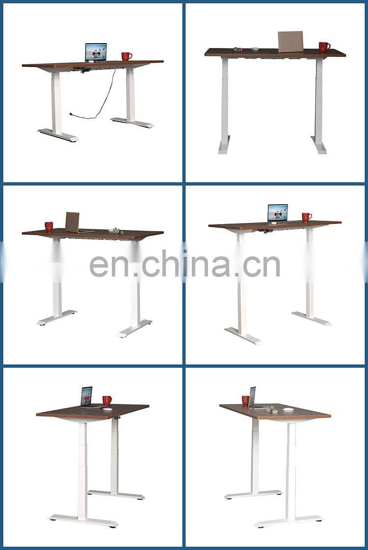 BDEH02S-DM Dual Motor Computer PC Desk Height Adjustable Sit Standing Table Frame