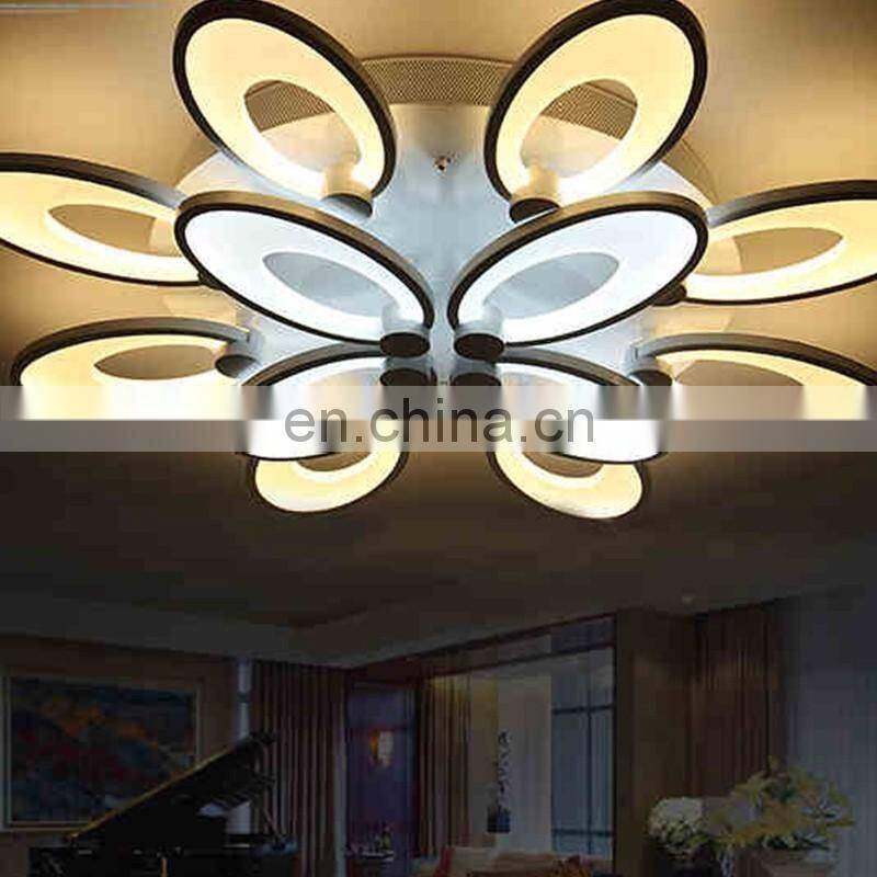 Hot sale creative dimmable color change modern chandeliers pendant light LED ceiling lamp