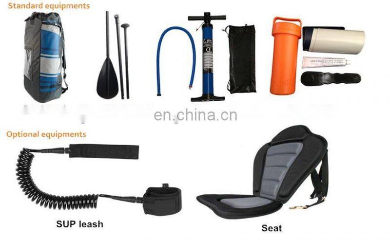 Double Layer Anti Skid Inflatable Surfboard SUP Stand Up Paddle Board Adults Size For Sale