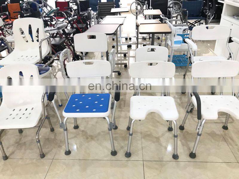 Most Populart Tool Free Assembly 4 Legs Adjustable Shower Chair price