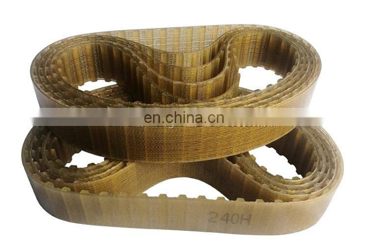 H type circle belt Steel wire core PU timing belt