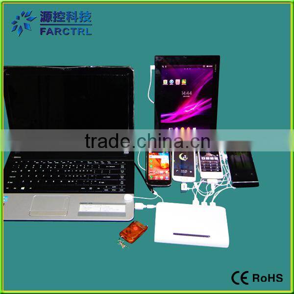 Alarming Security Display Host 6 Port Usb Hub For Phone And Tablet