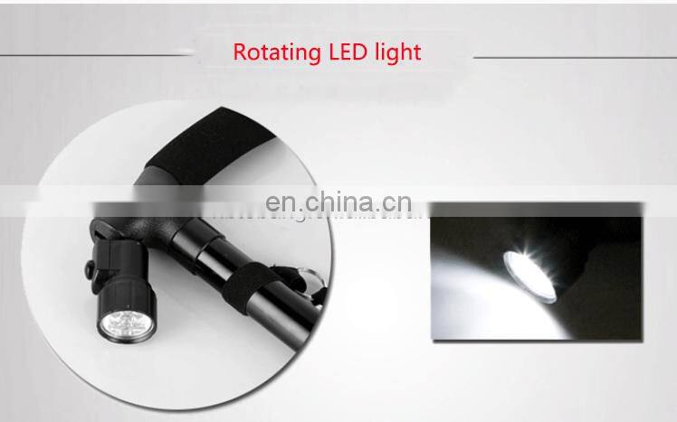 Elderly elegant extendable walking stick  with light