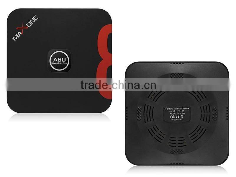 smart Android 4K A80 chip H.265 3D USB3.0 LC-A80 TV box