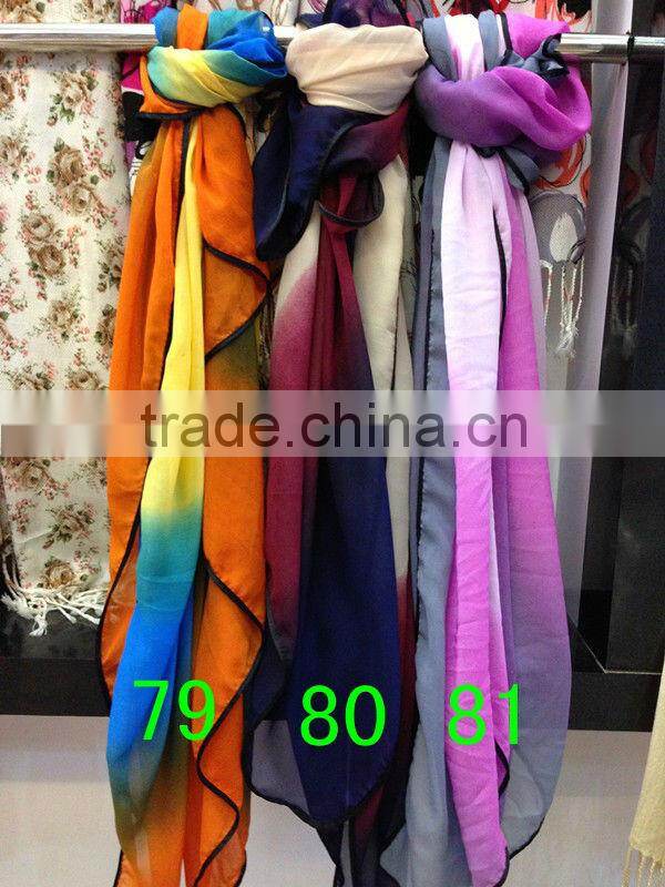 SQ023 muslim scarf embroidery scarf square scarf