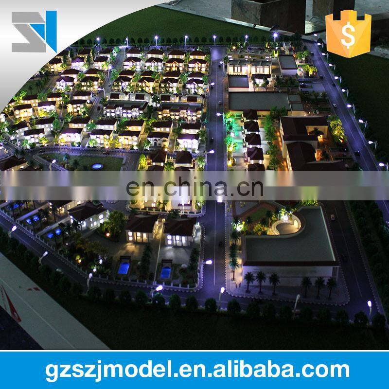 Villa house plan house model for real estate, Master model with modern house design