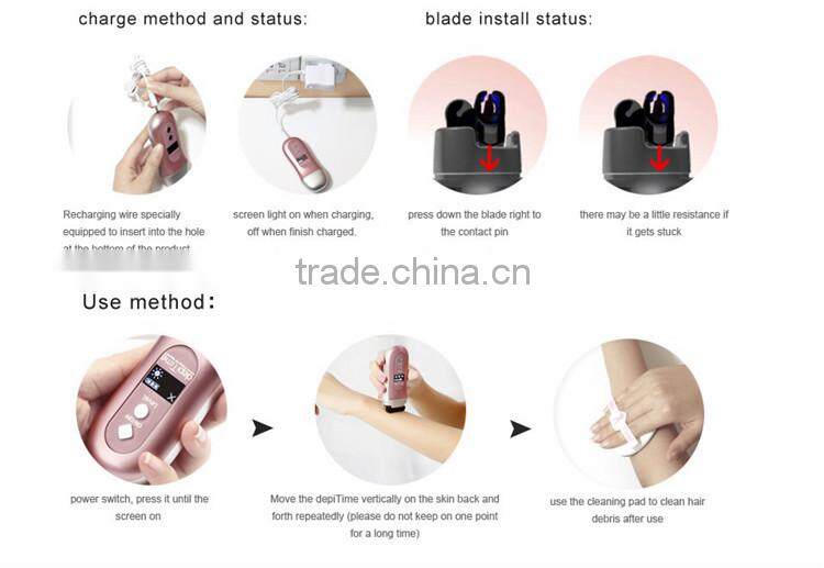 Women 2016 facial depiTime Hair Removal Laser/women face electric Hair Remval machine &The latest permanent IPL Epilator achine