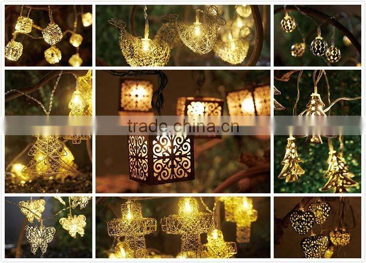 LED Fairy Lights Golden Mesh Teardrop Christmas String Lights Ideal for Wedding, Christmas, Patio, Lawn, Path Party String light