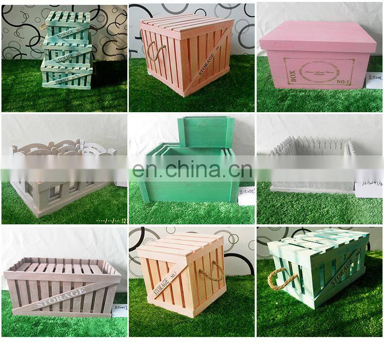 Cheap Wooden Record Storage Crate for wholesale