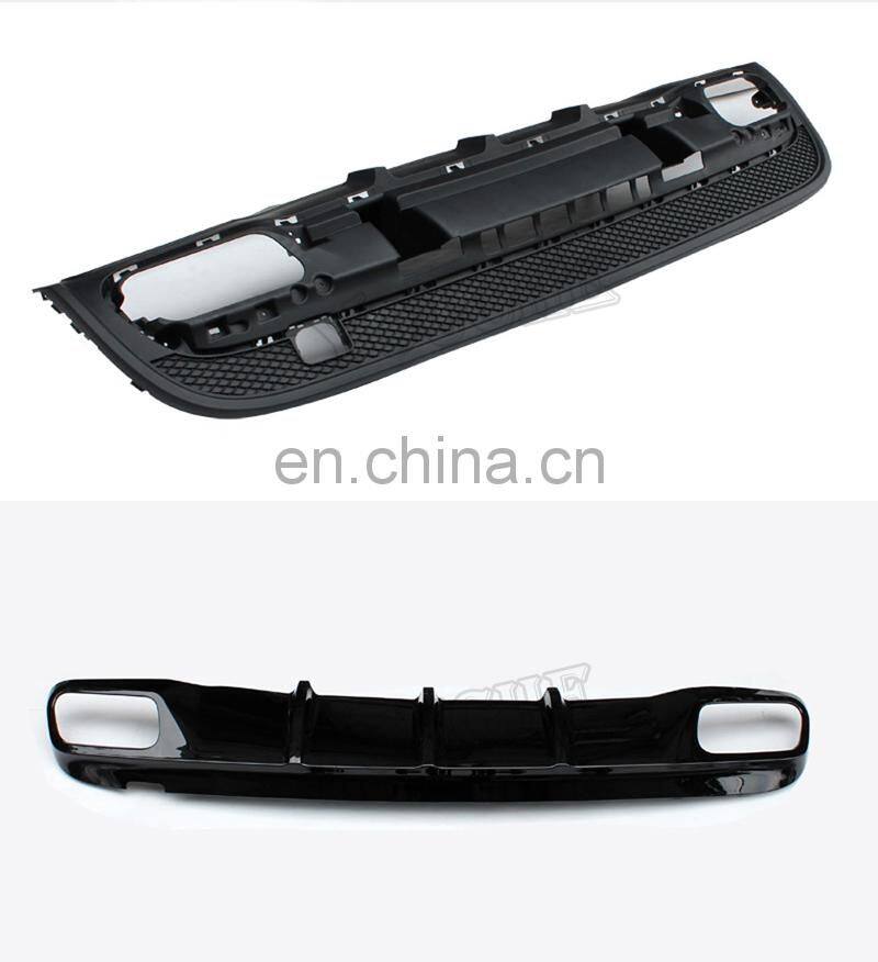 Diffuser & exhaust tip for Mercedes Benz GLA class X156 pre facelift ABS diffuser 2014-2017