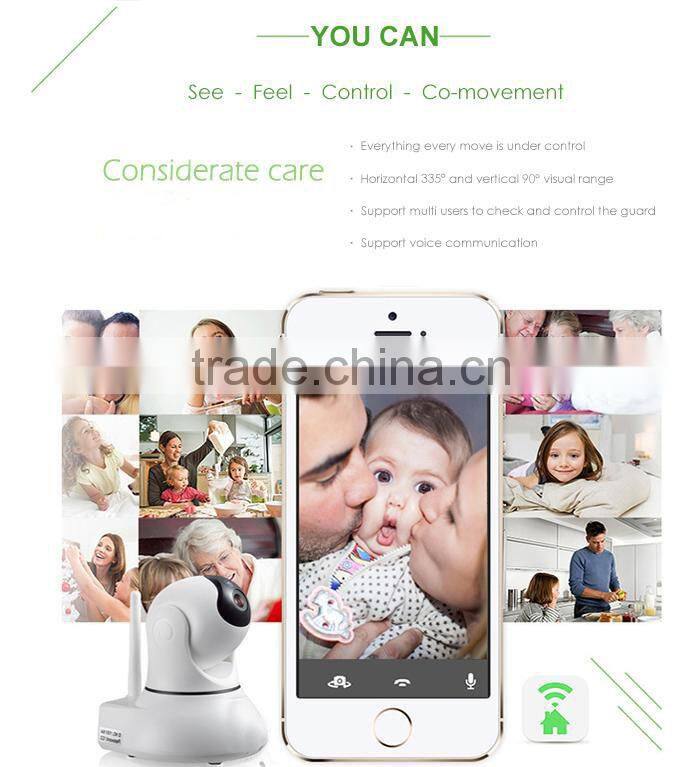 Home security camera system,with G-sensor,automatically adjusting video sequence