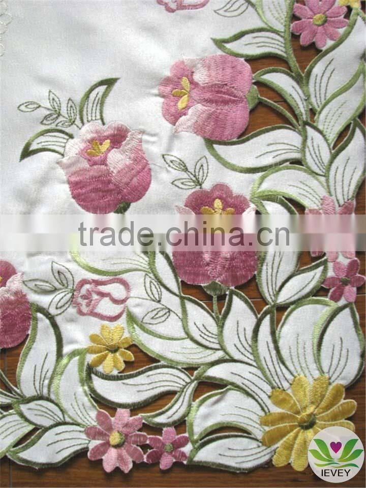 Fantastic Emroidery Table Cloth Satin Table Cloth Wholesale Tablecloth Wedding Tablecloth