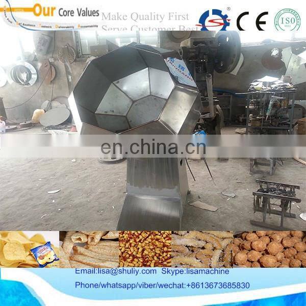 Single Drum Snacks Flavoring Machine Pet Food Seasoning Machine 008613673685830