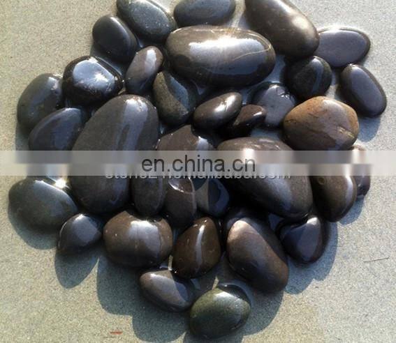 Colorful pebble garden stepping stone