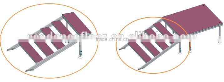 2015 ACS stage covering, portable stage, used stage for sale