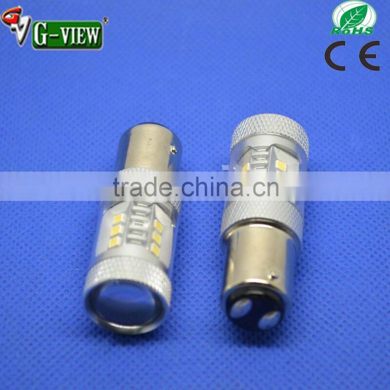 led car light on hot sale New, High lume s25 2323 led car bulb 1156/1157 9440/9443 15smd led car bulb