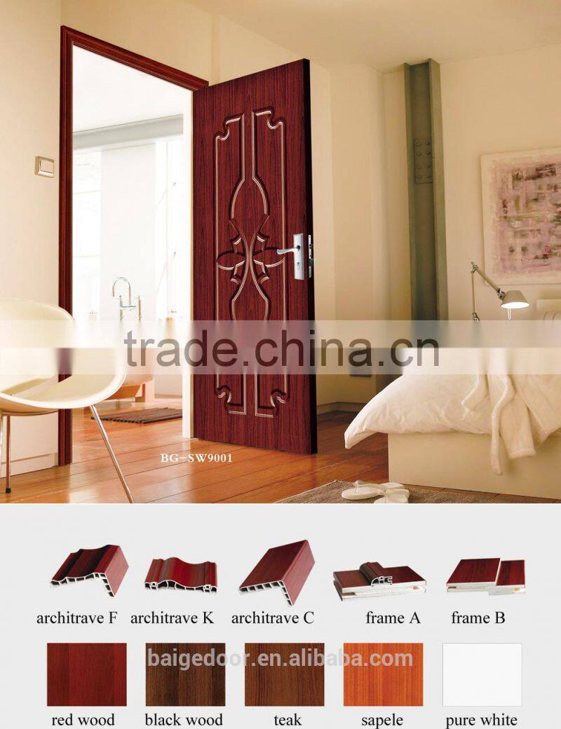 BG-SW617G interior door/decorative interior door/steel wooden interior door
