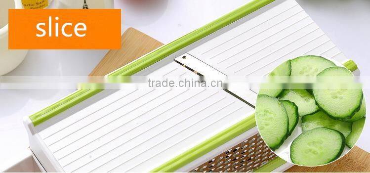 Muti function plastic vegetable slicer , vegetable chopper, grater