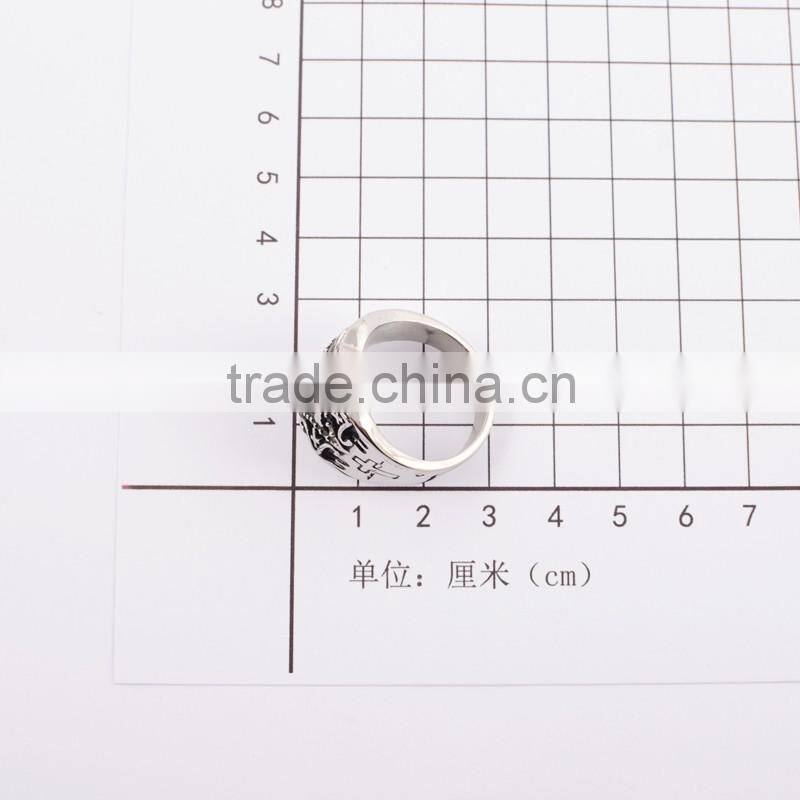 High Quality 316L Stainless Steel Material New Silver Ring Models For Men