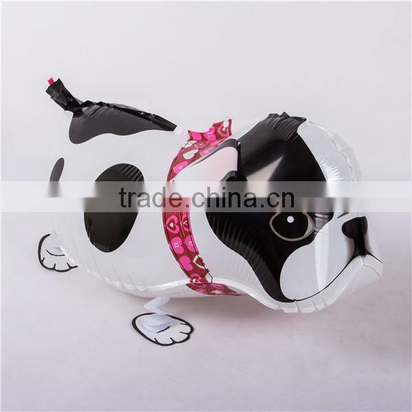 Hot Sale ! EN71approved walking pet dog shaped helium balloon for kids