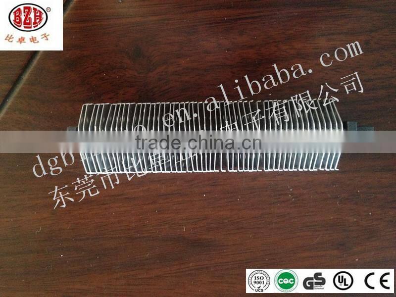 PTC insulative corrugated heating parts