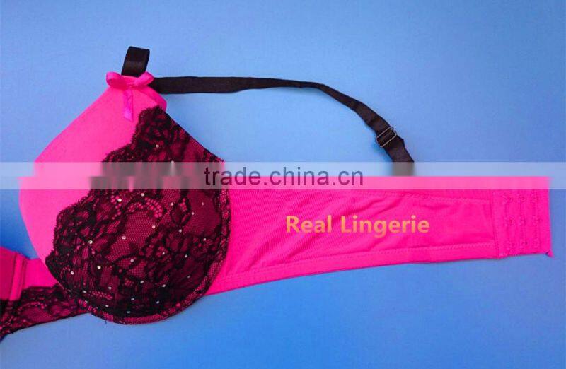 Sexy Plus Size Underwear Set, Microfiber Bra Set