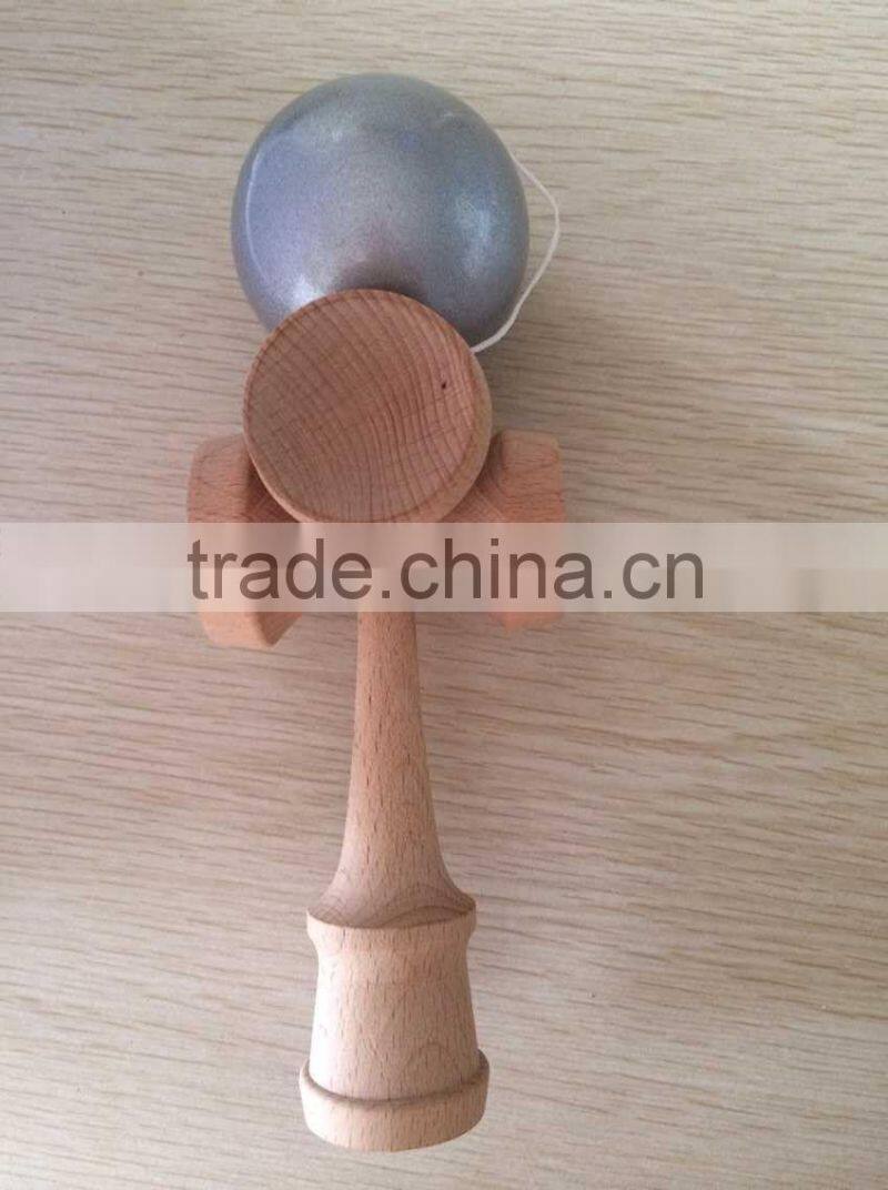 High quality 5 cup wooden kendama skill ball toy for wholesale